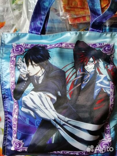 Сумка-шопер Аниме Naruto,Bleach,Black Butler,TPofT