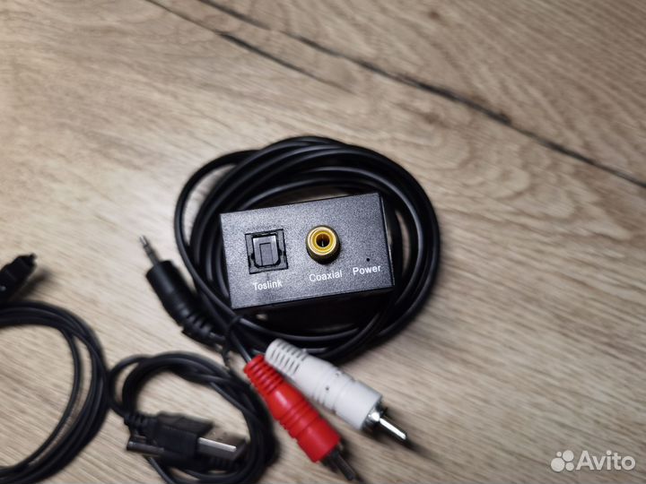 Конвертер Optica RCA оптика 3.5 jack spdif