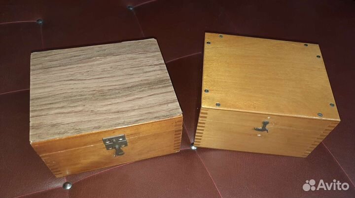 Деревянные шкатулки 2 шт