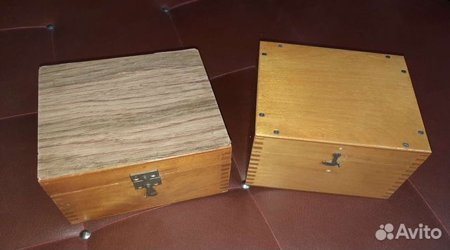 Деревянные шкатулки 2 шт