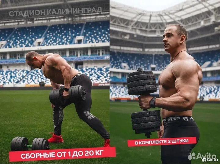 Гантели + штанга 40 кг