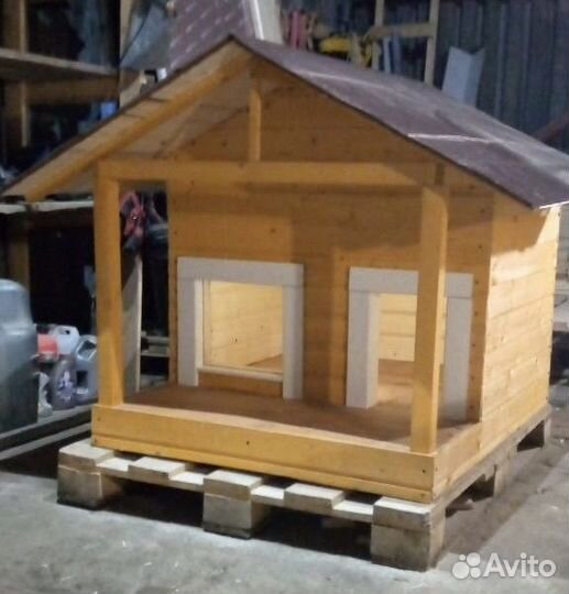 Будка для собаки утепленная