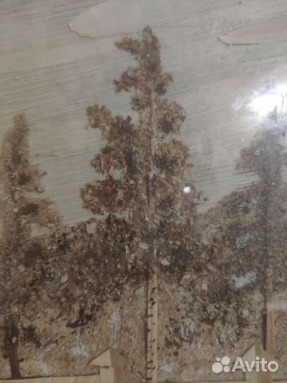 Картина из соломки 50\32 см