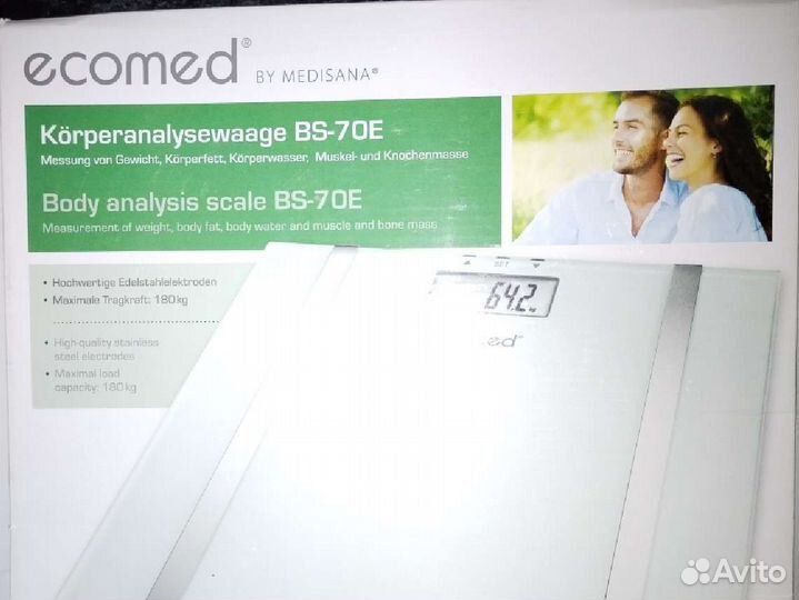 Весы напольные Medisana BS-70E. До 180 кг