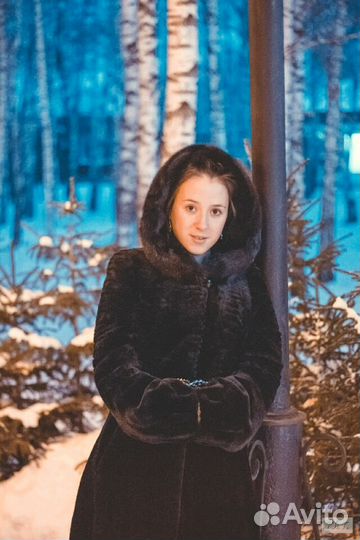 Продам мутоновую шубу 44-46 размер