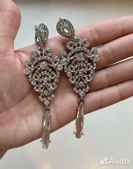 Серьги вечерние