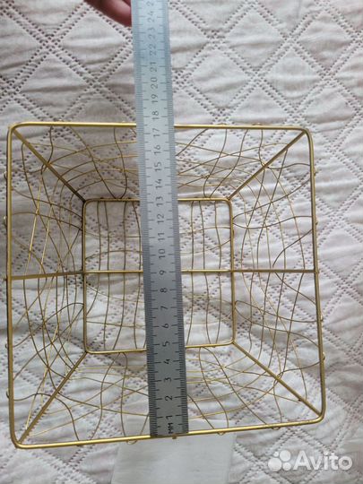 Корзинка металлическая
