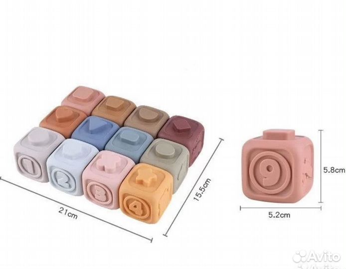 Пирамидка Коала, кубики