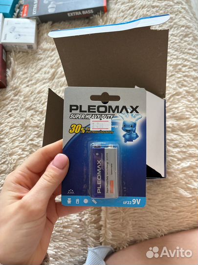 Pleomax Батарейка Крона (6F22, 1604D)