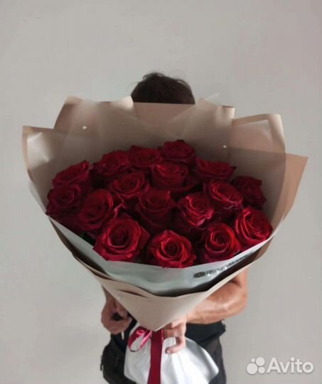 Цветы розы букет