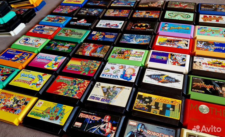 Оригинальные картрижи Famicom