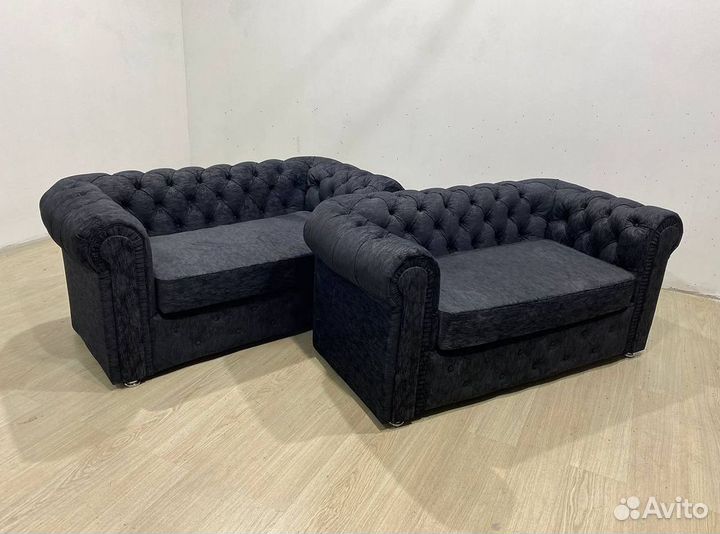 Диван Честер Велюр