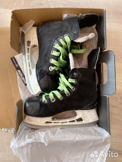 Коньки хоккейные детские 32 размер bauer