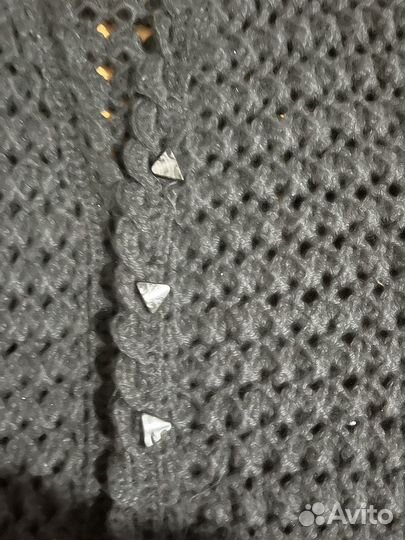 Жилет вязаный школьный на девочку