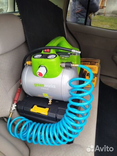 Продам компрессор greenworks