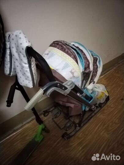 Коляска санки