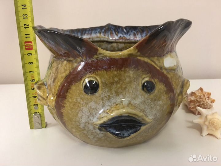 Керамическая ваза-шкатулка Рыбка