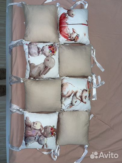 Бортики в детскую кроватку