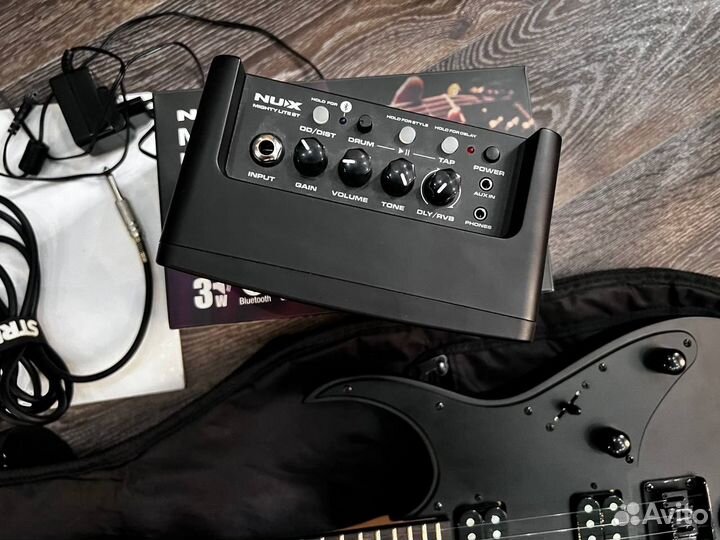 Электрогитара Ibanez GRG131EX-BKF + Цифр. комбик