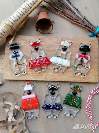 Елочные игрушки стекло новые