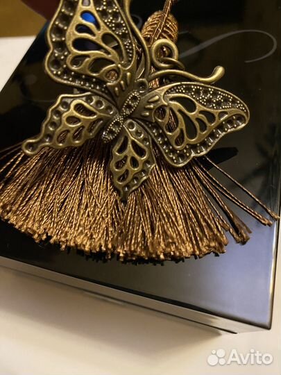 Брелок для ключей с кистью Бабочка Махаон