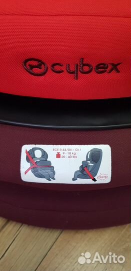 Детское автокресло Cybex Juno 2-Fix Rumba Red