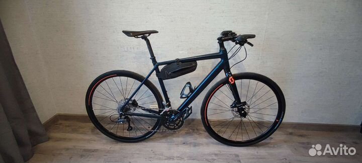 Шоссейный велосипед гибрид scott metrix 30