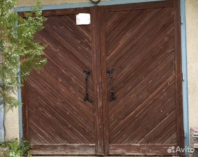 Ворота гаражные металлические бу