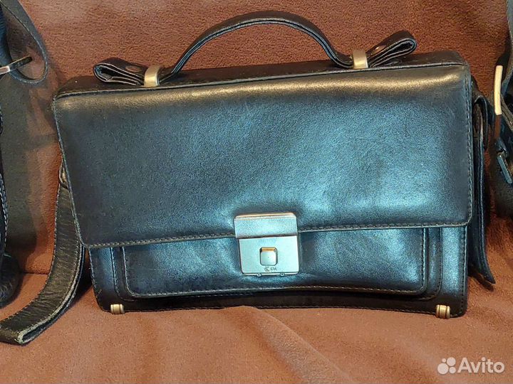 Сумка мужская, барсетка натуральная кожа