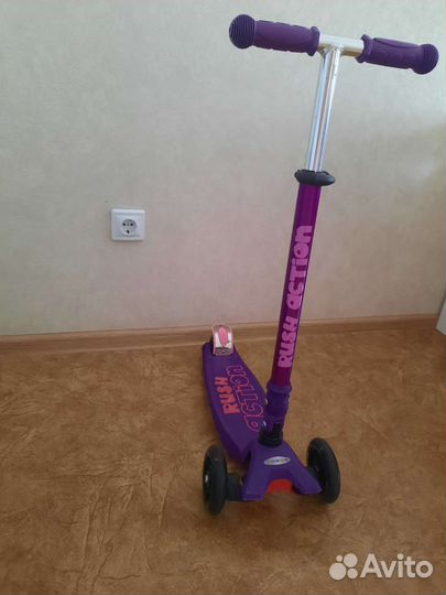 Самокат детский трехколесный бу