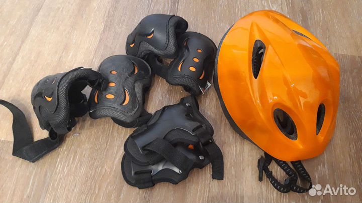 Ролики детские раздвижные р.26-31 с защитой