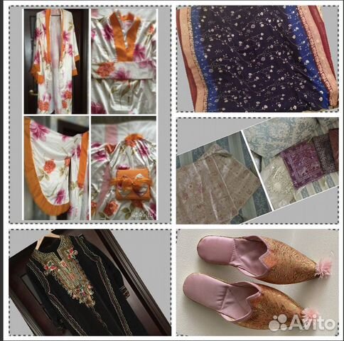 Халат Япония наволочки Индия, галабея тапки Турция