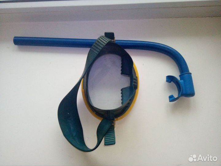 Комплект Ласты с маской и трубкой