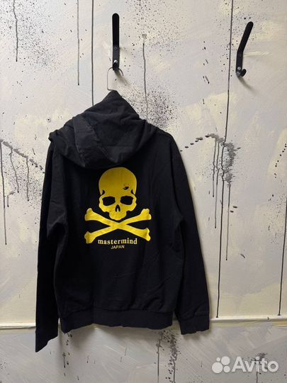 Худи Mastermind rare Black-Yellow Logo Оригинал