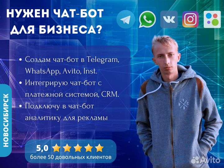 Чат-бот для бизнеса / чат-бот для эксперта