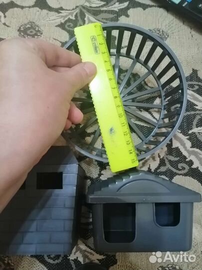 Колесо, 2 домика, тарелочка для хомяка