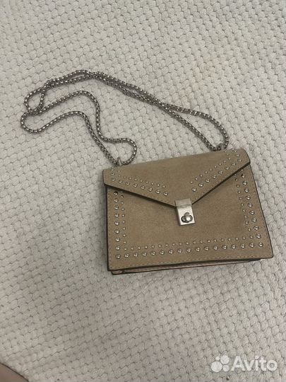 Замшевая сумка женская