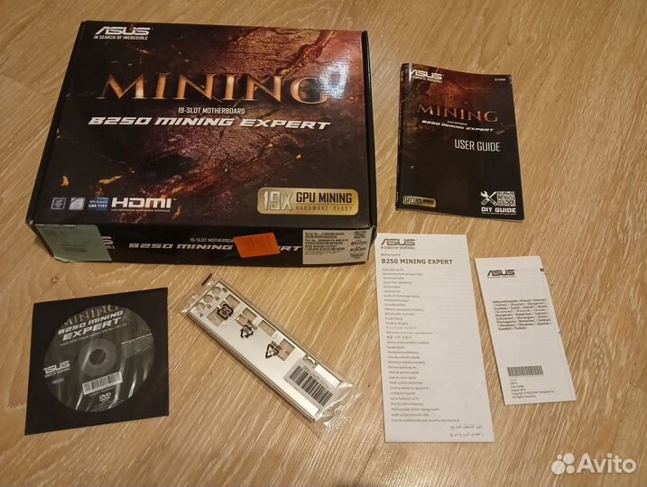 Материнская плата Asus B250 mining expert