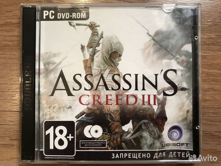 Компьютерная игра на DVD Assassin's Creed III