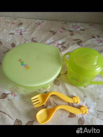 Детская посуда для кормления baby go