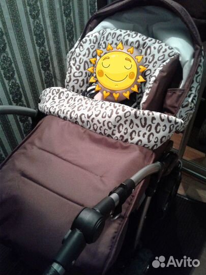 Коляска 2 в 1 индиго