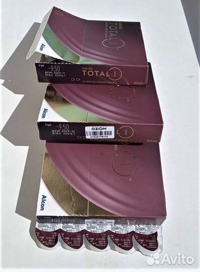 Линзы контактные Alcon Dailies Total1, 90 шт