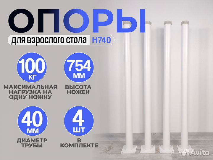 Мебельные ножки, мебельные опоры 754мм