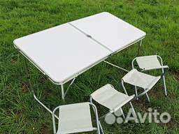 Стол с 4мя Стульями/ Складной Набор в Кейсе