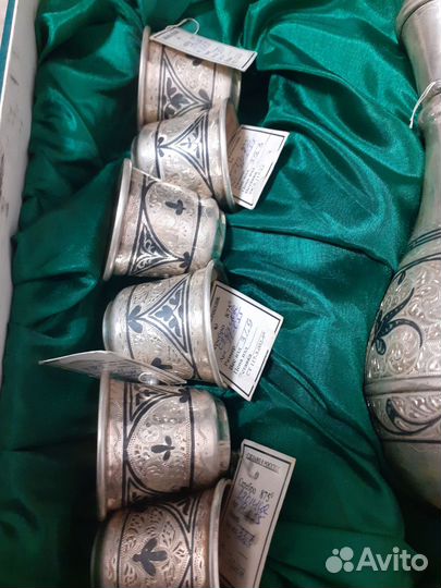 Набор для крепких напитков Кубачи серебро 875