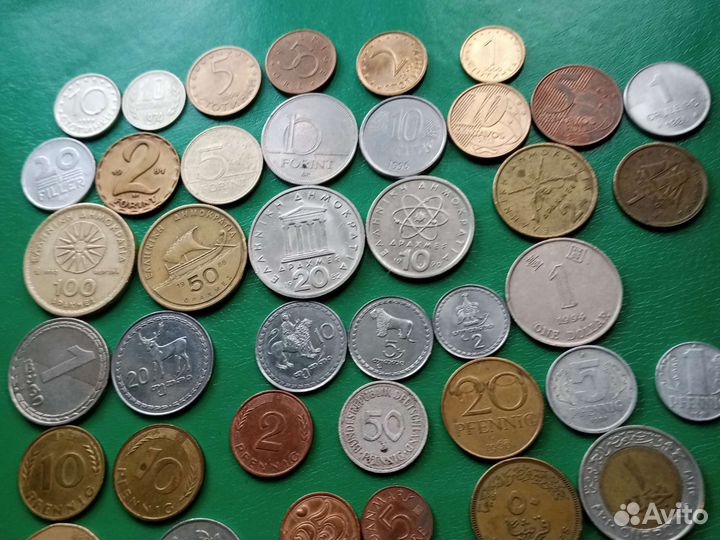 Часть1 монеты иностранные от А до Е