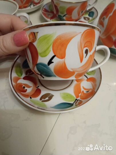 Сервиз чайный фарфор Песочное