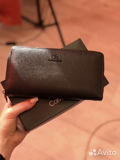 Calvin Klein набор кошелек,ремень