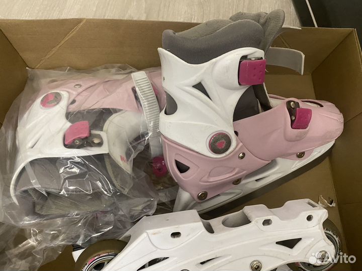 Коньки раздвижные33-36