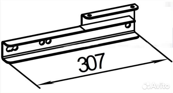 Кронштейн крепления левого крыла мзса 81771G (011